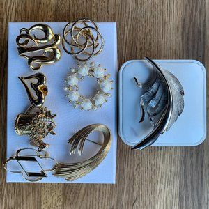 Vintage Costume Jewelry Pins